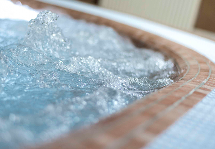 Piscina spa en "Palangos Zuvedra"