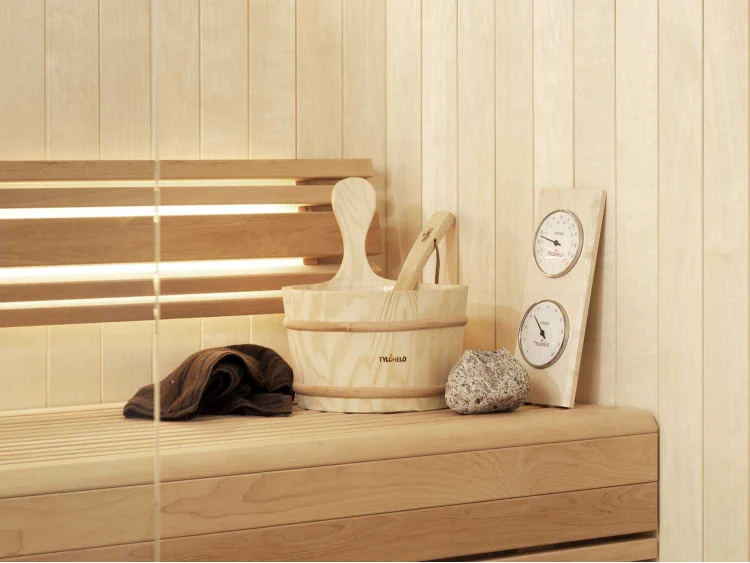 Accesorios para sauna: por qué son necesarios