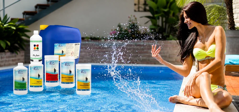 ¿Cómo utilizar correctamente los productos químicos para una piscina exterior?