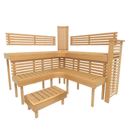Módulos de cama para sauna