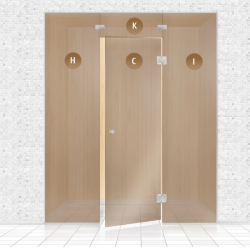 Vitrinas de sauna de cristal