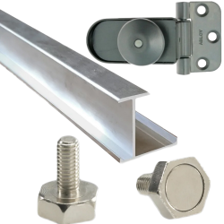 Sujetadores y herramientas para sauna.