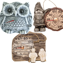 Productos cerámicos para sauna.