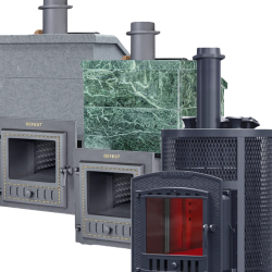 Estufas de leña GEFEST para sauna