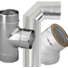 Chimeneas de sauna, conductos de humos.