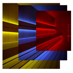 Tiras LED para saunas, RGB