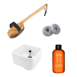 Accesorios de sauna para masajes.