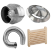 Piezas de ventilación para saunas