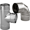 Chimenea de sauna (paredes simples)