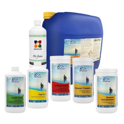 Productos químicos para piscinas