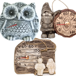Productos cerámicos para sauna.