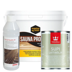 Cuidado de sauna y juegos protectores
