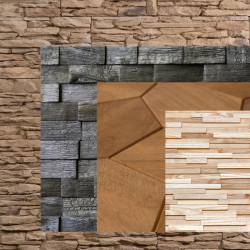 Materiales decorativos para sauna.
