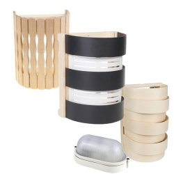 Pantallas de lámparas para saunas