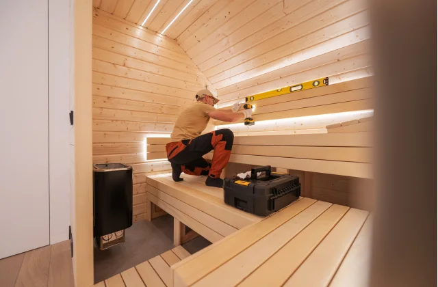 ¿Cómo instalar una sauna?