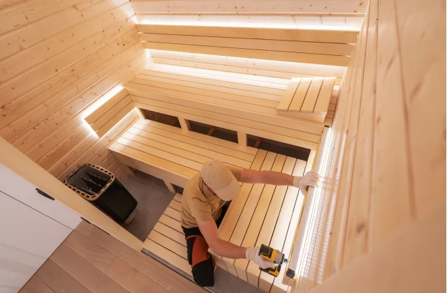 Instalación de sauna