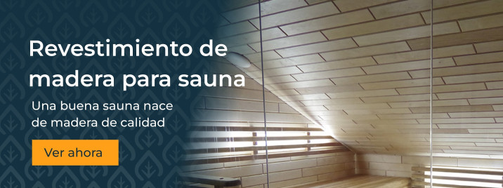 Revestimiento de madera para sauna
