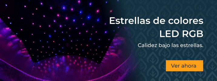 Estrellas de colores LED RGB