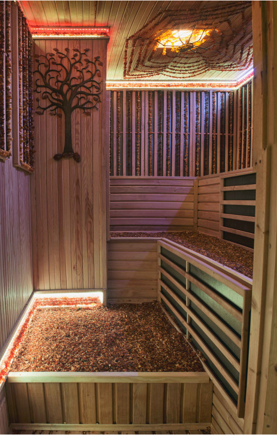 Sauna de infrarrojos con terapia de ámbar - Saunas infrarrojas