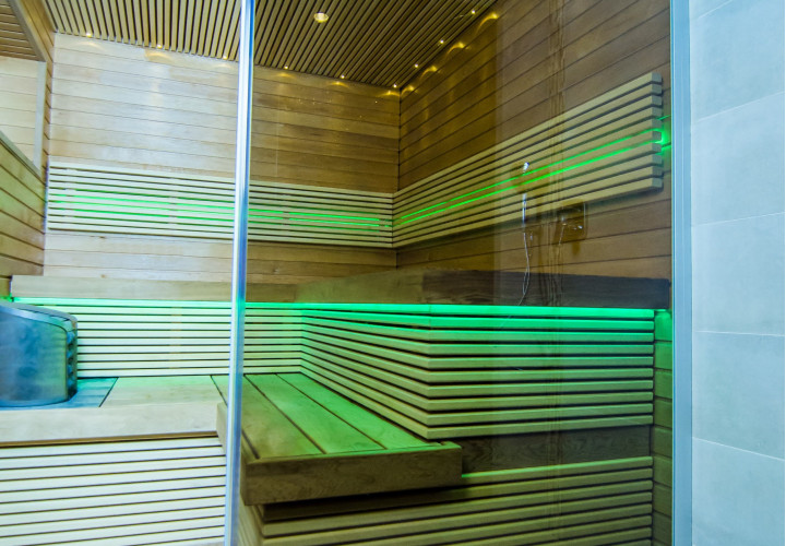 Sauna con función de vapor