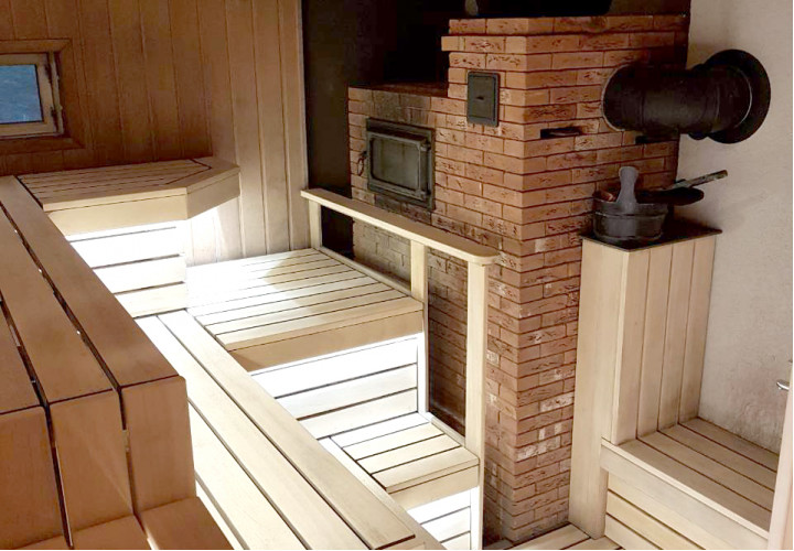 Renovación de la sala de vapor en "Vyšnių dvaras"
