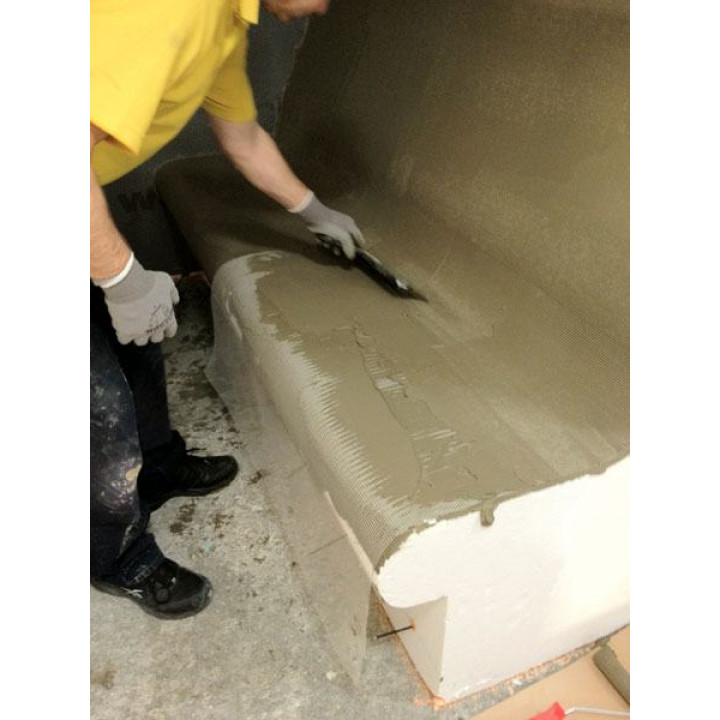 Amolado para refuerzo de espuma de poliestireno