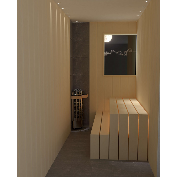 Estufa de sauna eléctrica - HARVIA Glow Corner TRC70E 6,8 kW