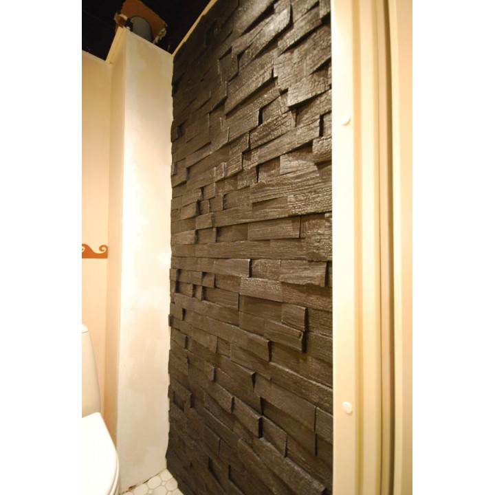 Paneles decorativos de madera IMPRESSA, roble carbonizado