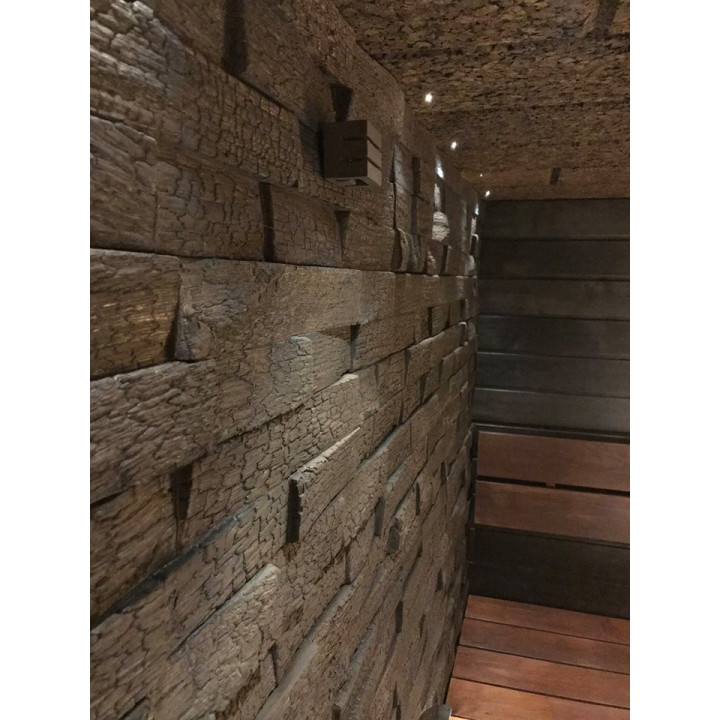 Paneles decorativos de madera IMPRESSA, roble carbonizado