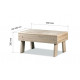 Banco de sauna - escalera HS 1, álamo temblón
