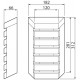 Luz LED Saunaled 180TRL 8W