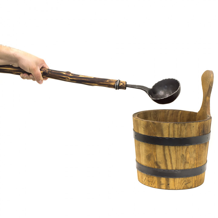 Juego de cubo y cucharón forjado Legend 7,0 L