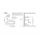 Conjunto de iluminación LED para sauna HARVIA WX440 de 2,5 metros con transformador