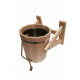 Cubo de ducha con inserto de acero inoxidable, 20 l