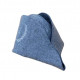 Gorro de sauna - Napoleón, gris
