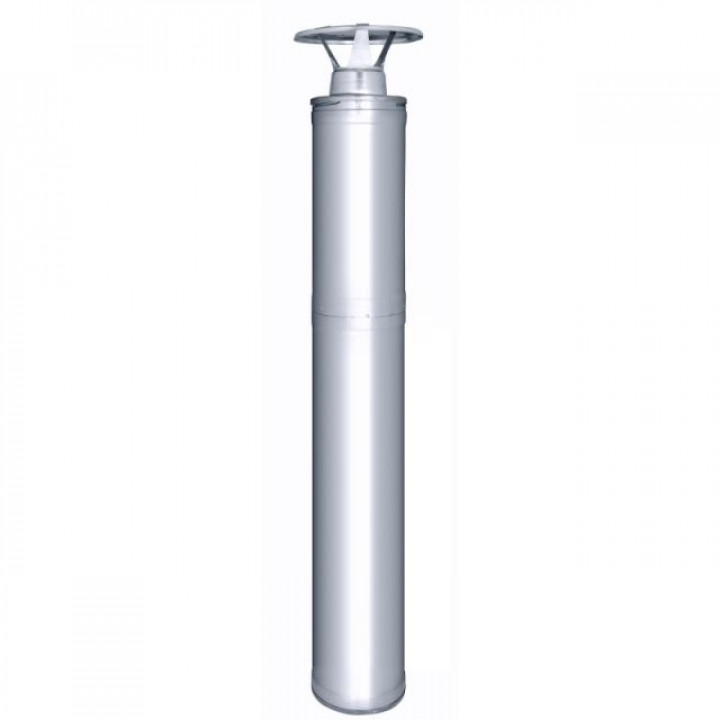 Conjunto de chimenea de acero con aislamiento - HARVIA