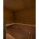 Control climático para sauna SAUNUM Base S Solution, panel de control blanco.