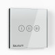 Control climático para sauna SAUNUM Base S Solution, panel de control blanco.