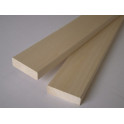 Banco de madera, 24 x 90 mm, clase AB, tilo - 1