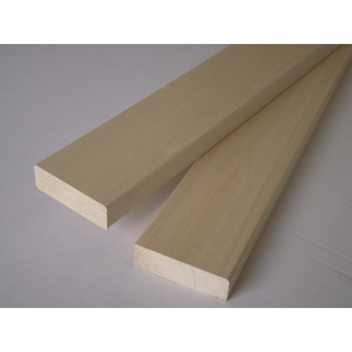 Banco de madera, 24 x 90 mm, clase A, tilo