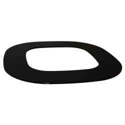 Brida de empotrar - HELO Himalaya, vidrio negro  Brida de empotrar - HELO Himalaya, vidrio negro