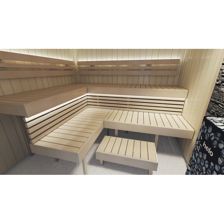 Banco de sauna modular OPTIMAL, Aspen