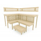 Banco de sauna modular OPTIMAL, Aspen