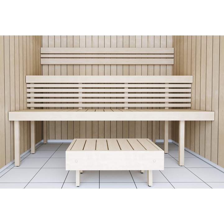 Banco de sauna modular STANDART, Aspen
