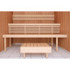 Banco modular para sauna STANDART, aliso