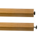 Banco de sauna modular STANDART, termo-álamo temblón