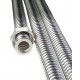 Tubería de acero inoxidable galvanizado Sauflex para vapor, 2,0 m