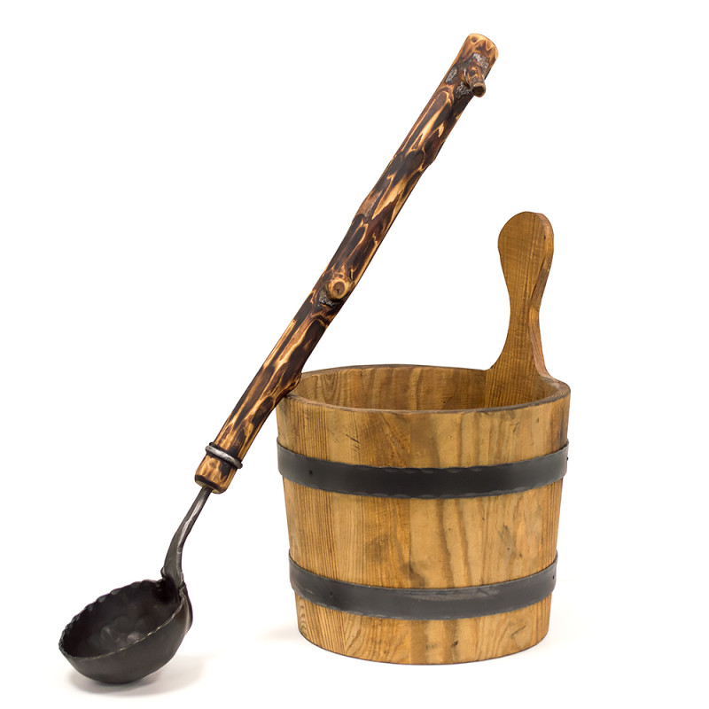 Juego de cubo y cucharón forjado Legend 7,0 L