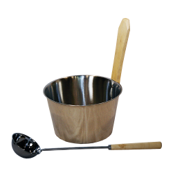 SAUNIA set acero inoxidable 4 l  SAUNIA set acero inoxidable 4 l