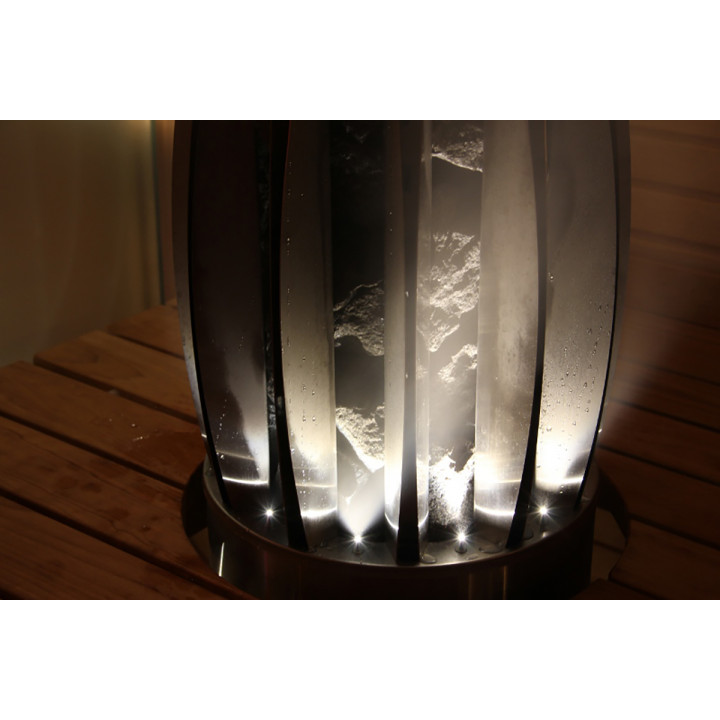 Estufa de sauna eléctrica - MAGNUM LITE BOWL con iluminación